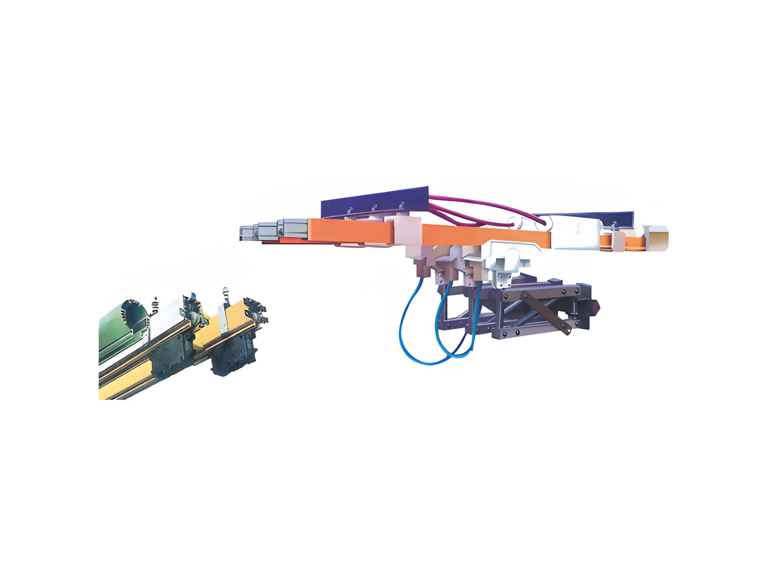 HF conductor-rail system