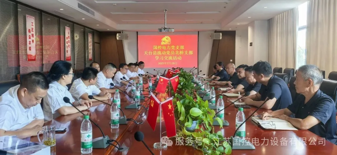 Party Leadership Builds Cohesion, Mutual Learning Drives Progress — Tiantai County Mobile Party Members' Suzhou Beiqiao Branch Visits Guokong Electric — 5