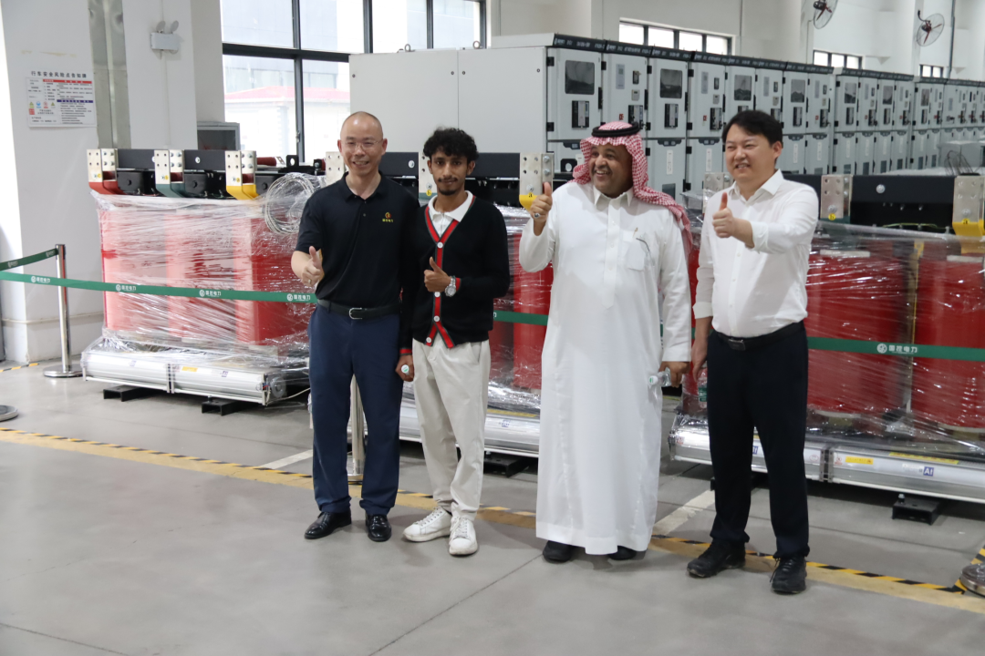 Saudi Prince's Delegation Visits Guokong Electric — 2